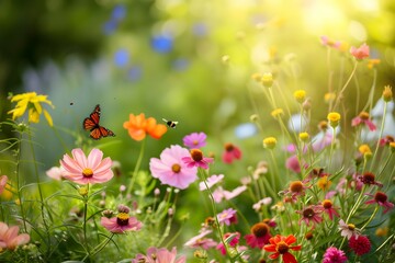 Fototapeta premium flowers in the meadow