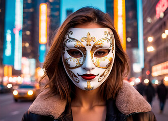 Digital Disguise: Urban Hacker Portrait