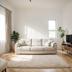 Fototapeta premium modern living room interior design