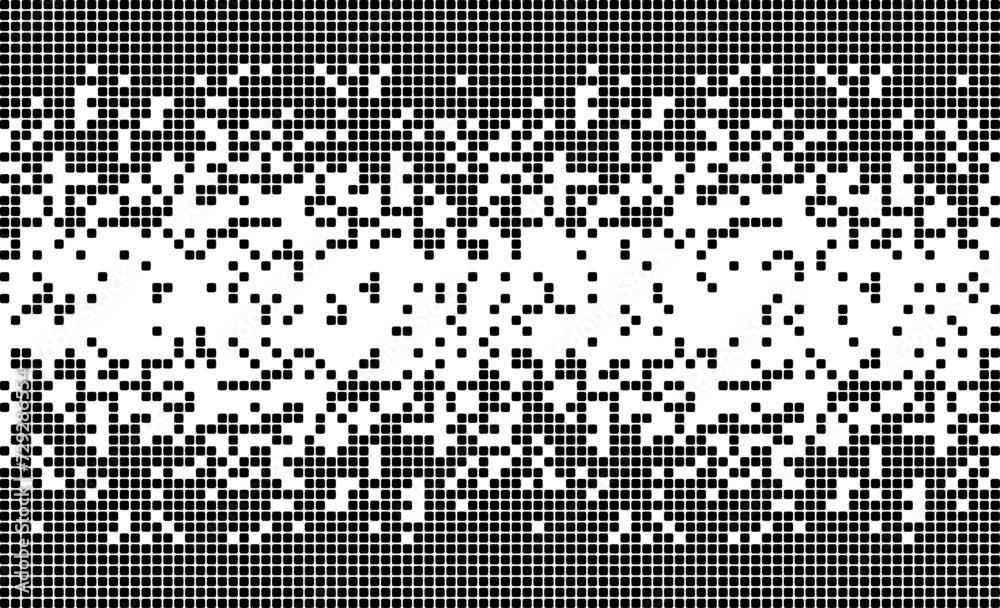 Poster abstract background with mosaic pixel pattern. vector format