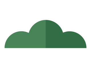 Fototapeta premium Bush vector illustration. The bush concept encapsulates vibrancy and diversity botanical life Wild plant thickets serve as natural refuge for variety wildlife Planting leafy shrubbery enhances natural