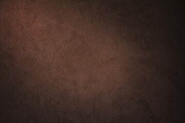 Brown Venetian plaster Wall Background with spotlight