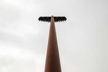 長崎の総合運動公園の野球場のライト01