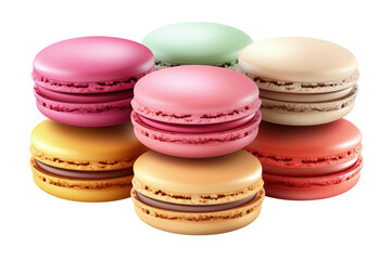 Stack of Macaroons Arranged on Top of Each Other
