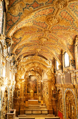 Iterior of traditional portugees church