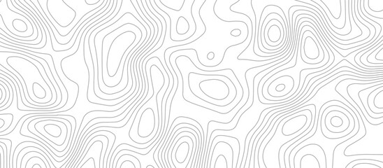 Abstract topographic Contour Map Subtle White Vector Background . Blank Detailed topographic patter line map background .Topographic Map Of wild west abstract Vector Background.	