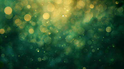 abstract green background with bokeh. natural wallpaper
