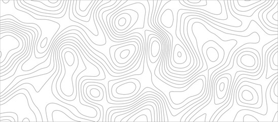 Abstract topographic Contour Map Subtle White Vector Background . Blank Detailed topographic patter line map background .Topographic Map Of wild west abstract Vector Background.	