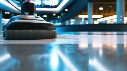 Cleaner and floor cleaner in gpa bns, in the style of futuristic abstracts.