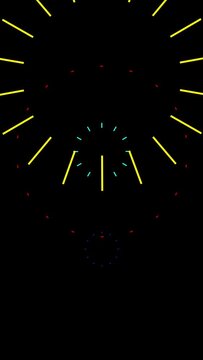 FIREWORKS ANIMATED FOOTAGE FOR ANY BACKGROUND, PRESENTATION, DECORATIONS, VIDEO ATTACHMENTS, ACCESSORIES AND MANY REELS (1080x1920) VIDEOS