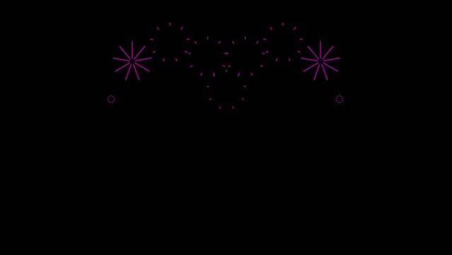 FIREWORKS ANIMATED FOOTAGE FOR ANY BACKGROUND, PRESENTATION, DECORATIONS, VIDEO ATTACHMENTS, ACCESSORIES AND MANY 4K (3840x2160) VIDEOS 