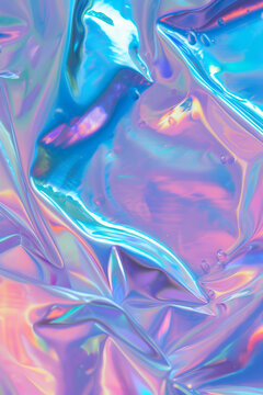 a iridescent holographic mermaid colored shiny oil spil texture pattern, background