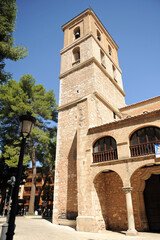 Iglesia de Santa María la Mayor en Daimiel, provincia de Ciudad Real, Castilla la Mancha, España
