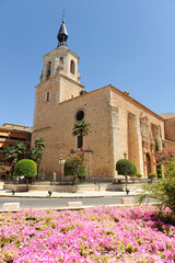 Iglesia de San Pedro Apóstol en Daimiel, provincia de Ciudad Real, Castilla la Mancha, España