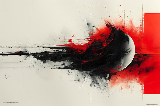 black and red abstract background