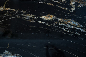 black marble textured abstract natural stone background