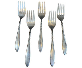 Image of Classic Vintage Spoon and Fork