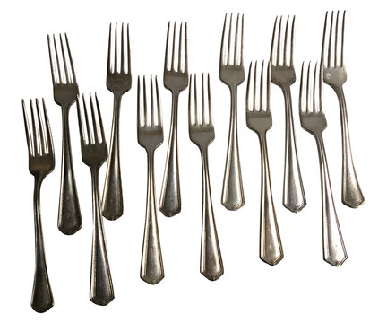 Image of Classic Vintage Spoon and Fork