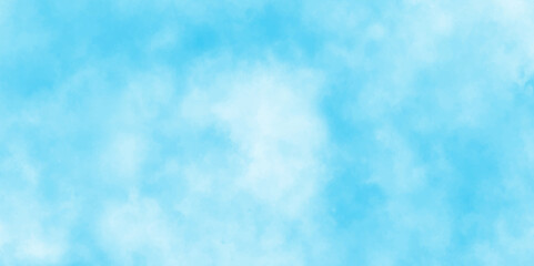 Abstract painted light blue clouds watercolor background,Watercolor blue background. Watercolor cloud texture.Turquoise color sky and moving white cloud,subtle gradients and textures.