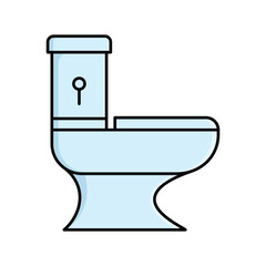 Water Closet Icon Vector Design Template