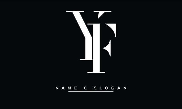 FY,  YF,  F,  Y  Abstract  Letters  Logo  Monogram