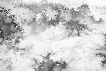 White Paint On A Black Background