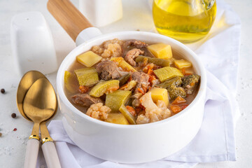 Vegetable and meat stew