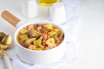 Vegetable and meat stew