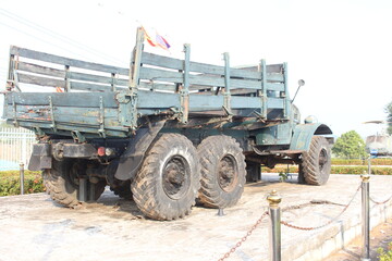 Fototapeta premium Military Vehicle, Army Equipment in the museum