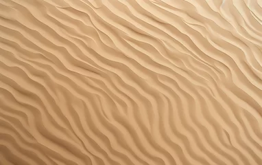 Fotobehang A Close Up Of A Sand Dune With Waves © piksik