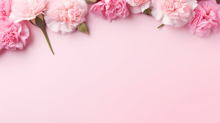 women's day background, floral border background