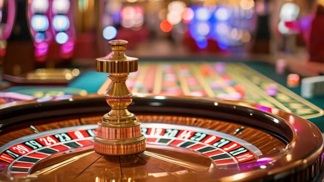 Fortune's Wheel: Casino Roulette. Generative ai