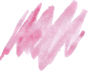abstract pink watercolor illustration element