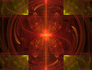 Imaginatory fractal abstract background Image