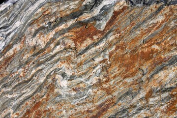 New Zealand schist rock