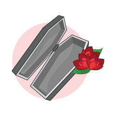 coffin illustration