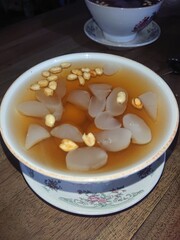 Wedang ronde. Soup.