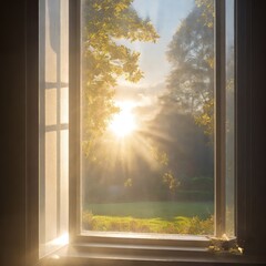 Window with sunlight