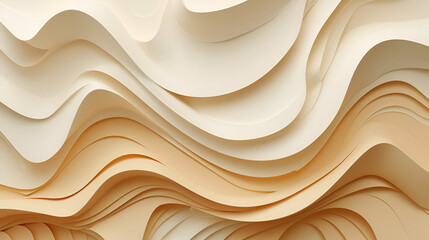 Abstract beige-colored paper texture background.generative ai