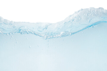 water surface with waves. On a blank background