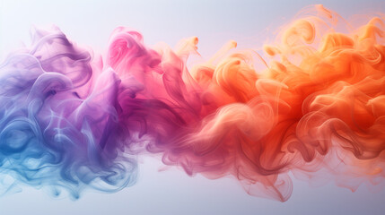 Obraz premium abstract background, colorful smoke