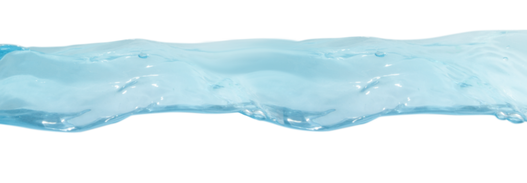 water surface. On a blank background