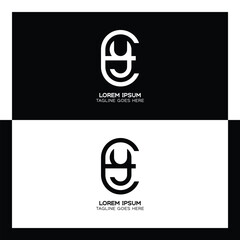 EY initial letter logo. Alphabet E and Y pattern design monogram