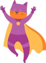 Superhero Cat Animal