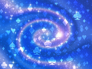 abstract poker blurred pattern