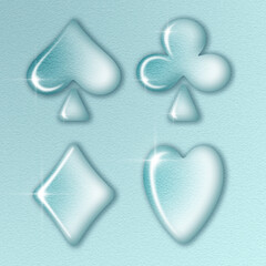 abstract poker blurred pattern
