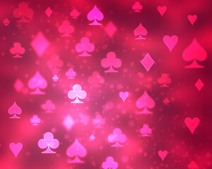 abstract poker blurred pattern