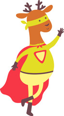 Superhero Deer Animal