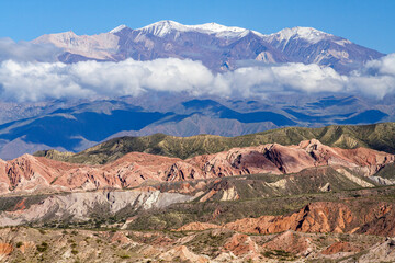Nevado de Cachi, Sandstienformationen, Nationalpark Los Cardones, Argentinien, Südamerika