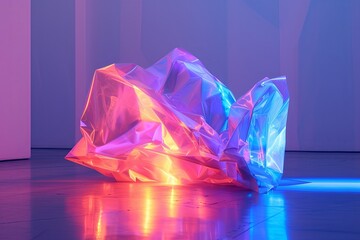 Holographic Abstract Sculpture